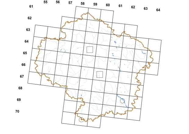 Mapa výskytu - velevrub nadmutý - Unio tumidus